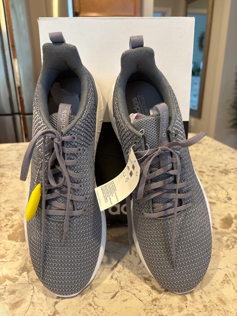 Adidas Gray Questar Sneakers White Midsoles Mens Size 13